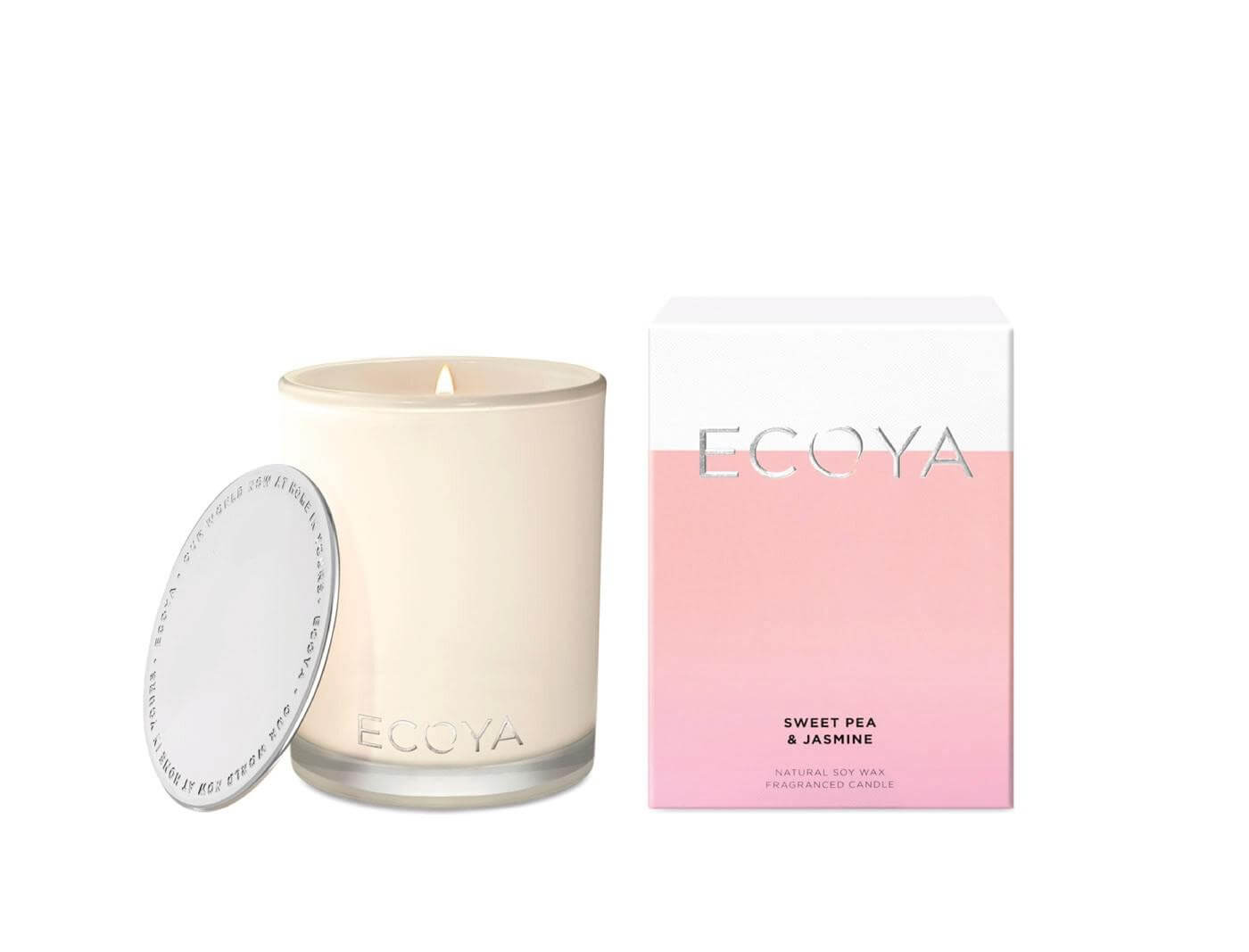 Ecoya Madison Jar Candle Sweet Pea And Jasmine Bed Bath N' Table